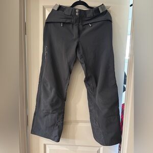 Salomon Black Snow Pants